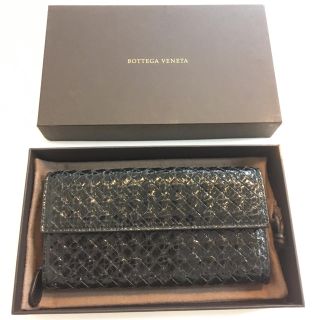 ボッテガヴェネタ(Bottega Veneta)の新品 レア ボッテガ パイソン 長財布(長財布)