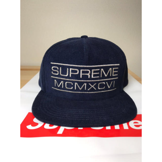 Supreme MCMXCVI 5-Panel cap コーデュロイキャップ