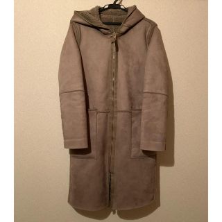 ザラ(ZARA)のZARA リバーシブル ムートン ロング コート　#11(ムートンコート)