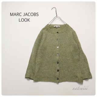 マークジェイコブス(MARC JACOBS)のマークジェイコブス . クルーネック ニット カーディガン イタリア製(カーディガン)