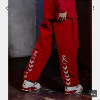 ヒュンメル(hummel)のroarguns×hummel(ヒュンメル) ストレッチナイロンパンツ　サイズM(その他)