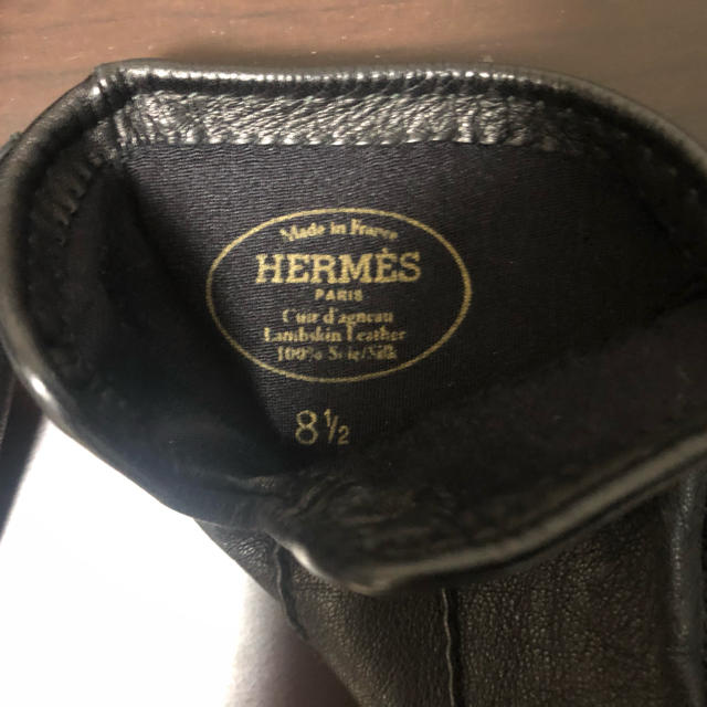 Hermes(エルメス)のエルメス　レザーグローブ メンズのファッション小物(手袋)の商品写真