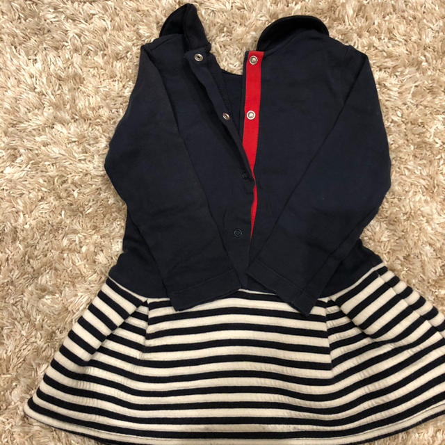 PETIT BATEAU(プチバトー)のMariko様専用　プチバトー　ワンピース キッズ/ベビー/マタニティのベビー服(~85cm)(ワンピース)の商品写真