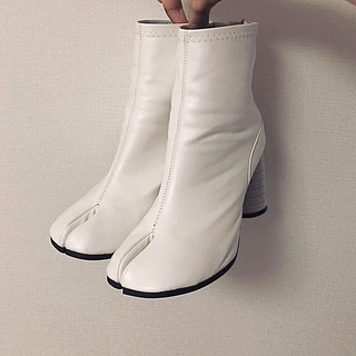 足袋ブーツ,ホワイト(ブーツ)