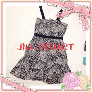 ジルスチュアート(JILLSTUART)の小花マーガレット柄ワンピ♡ジル(ミニワンピース)