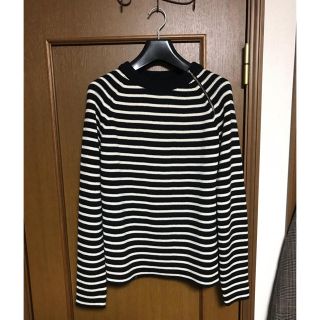 サンローラン(Saint Laurent)のSAINT LAURENT PARIS 15AW 肩ジップ　ニット(ニット/セーター)