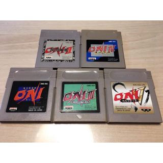 ゲームボーイ ONI 1 2 3 4 5セット オニ GB GAMEBOY(携帯用ゲームソフト)