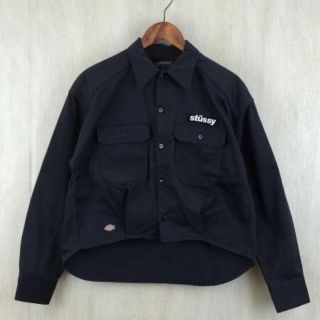 ステューシー(STUSSY)のstussy×dickies ワークシャツジャケット(ブルゾン)