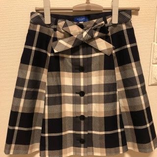 バーバリーブルーレーベル(BURBERRY BLUE LABEL)のBurberry チェックスカート (ひざ丈スカート)