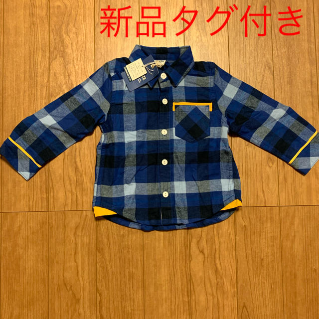 BREEZE(ブリーズ)のBREEZE チェックシャツ キッズ/ベビー/マタニティのキッズ服男の子用(90cm~)(Tシャツ/カットソー)の商品写真