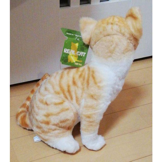 リアルな猫のぬいぐるみ　リアルキャット 茶トラ　猫 2