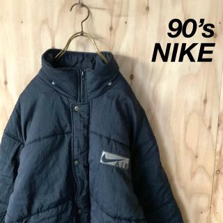 ナイキ(NIKE)の【希少】90‘s 銀タグ NIKE  ダウンジャケット グレー イエロー(ダウンジャケット)