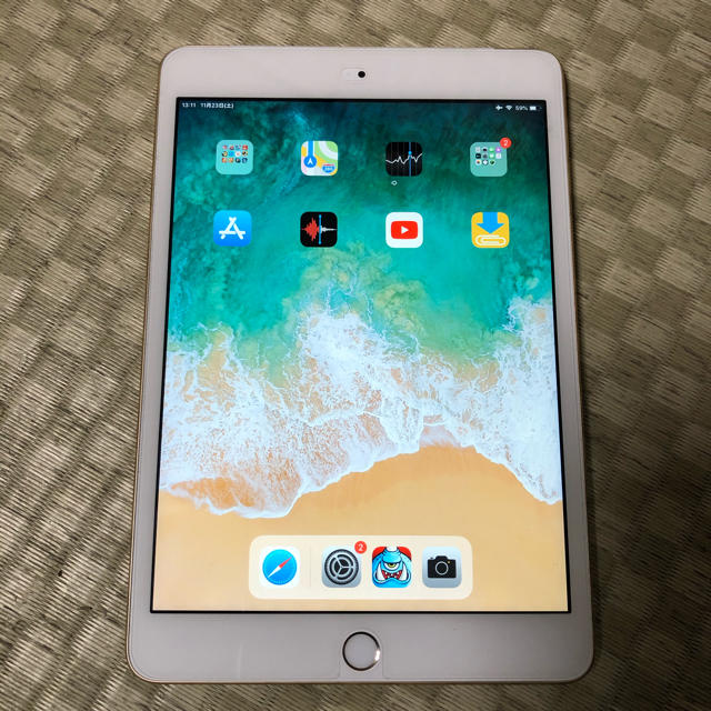 iPad mini 3 16GB wifi＋au cellular ゴールド 売上実績NO.1 www