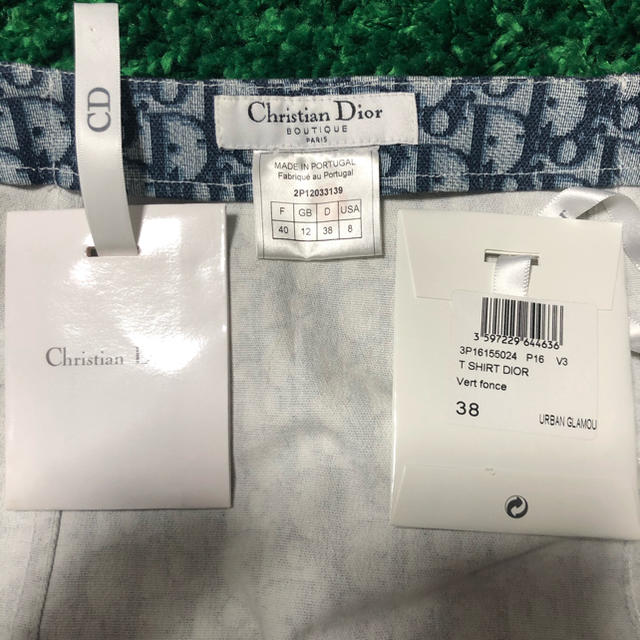 Christian Dior(クリスチャンディオール)のChristianDior 38トロッター 柄 スカート ヴィンテージ レディースのスカート(ひざ丈スカート)の商品写真