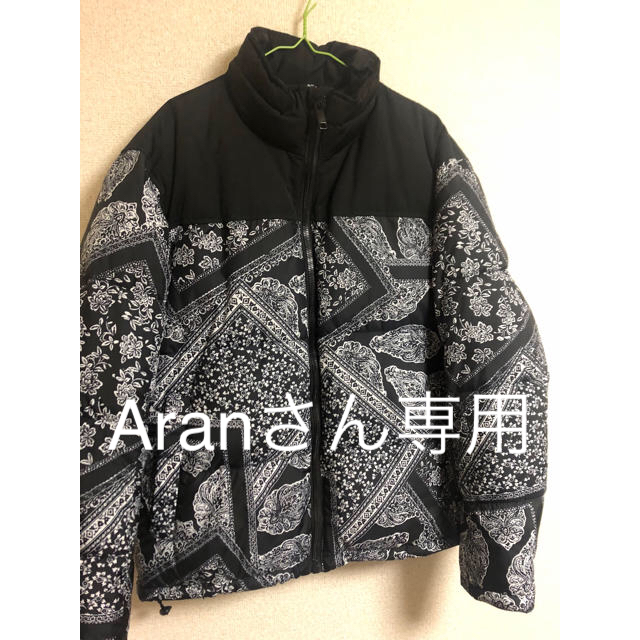 ダウンジャケットZARA バンダナパフィージャケット バンダナ柄