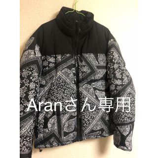 ザラ(ZARA)のZARA バンダナパフィージャケット バンダナ柄(ダウンジャケット)