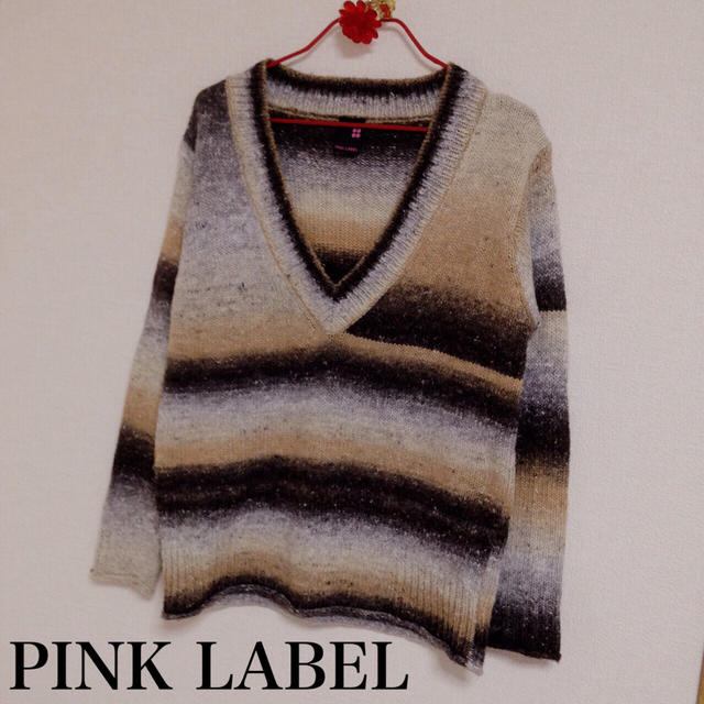 UNITED ARROWS(ユナイテッドアローズ)のPINK LABEL＊ニット レディースのトップス(ニット/セーター)の商品写真