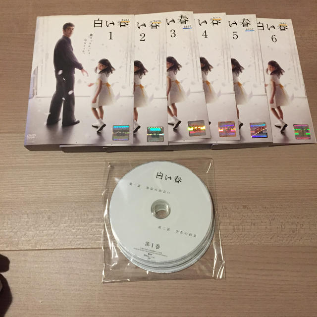 白い春 DVD全6巻セット 阿部寛 大橋のぞみ 吉高由里子 エンタメ/ホビーのDVD/ブルーレイ(TVドラマ)の商品写真