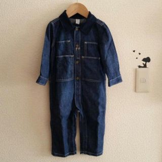 ベビーギャップ(babyGAP)のbabyGAP デニムカバーオール 90(カバーオール)