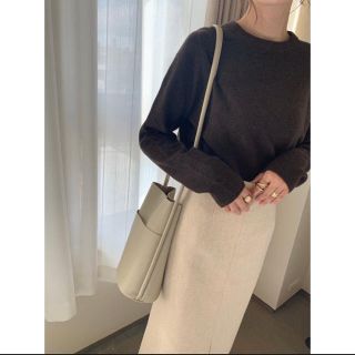 トゥデイフル(TODAYFUL)のNUEbyas◆Basic alpaca knit ◆ブラウン(ニット/セーター)