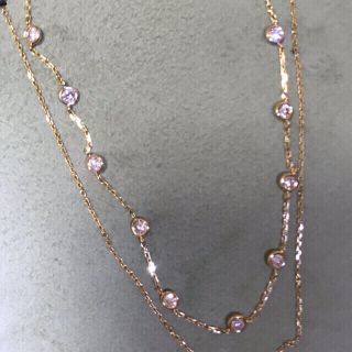 タサキ ダイヤ オープンハート ネックレス シルバー 0.01ct S2024
