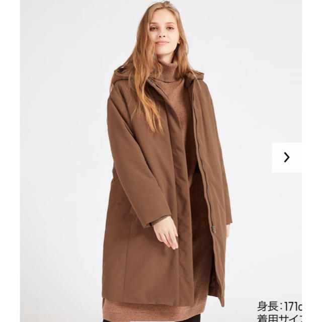 UNIQLO(ユニクロ)のハイブリッドダウンコクーンコート レディースのジャケット/アウター(ダウンコート)の商品写真