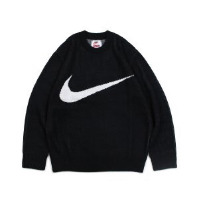 新品 Supreme NIKE Swoosh Sweater 黒 M | フリマアプリ ラクマ