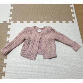 ベビーギャップ(babyGAP)の最終値下げ☆GAPbaby ケーブル編みカーディガン 70(カーディガン/ボレロ)