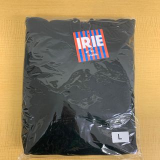 アイリーライフ(IRIE LIFE)の◆新品未使用◆irie lifeパーカー「袖レコード」ブラック　Lサイズ(パーカー)