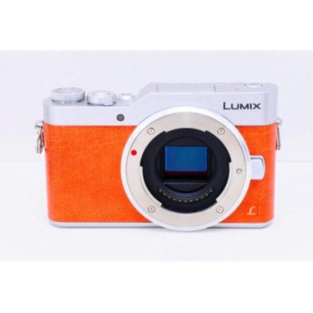 Panasonic(パナソニック)の❤️美品❤簡単自撮り&転送❤️Panasonic LUMIX GF9 オレンジ スマホ/家電/カメラのカメラ(ミラーレス一眼)の商品写真