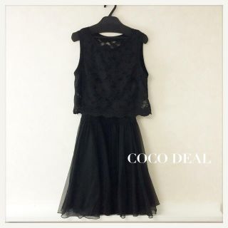 ココディール(COCO DEAL)のCOCODEAL チュールワンピース(ミニワンピース)