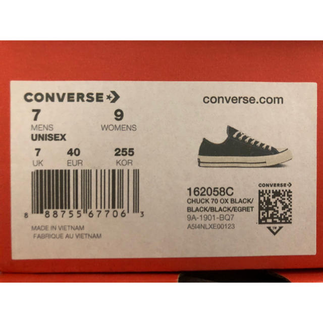 CONVERSE(コンバース)の韓国購入 限定 converse チャックテイラー CT70 25.5cm メンズの靴/シューズ(スニーカー)の商品写真