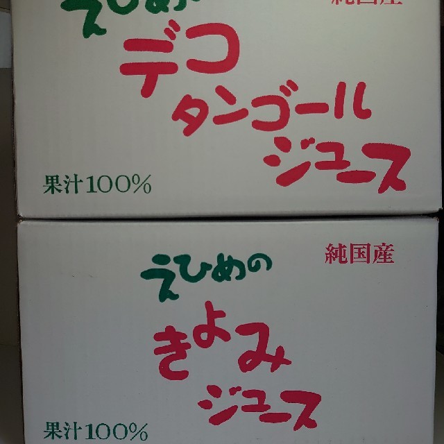 愛媛県産ストレート果汁１００％みかんジュース500ml×12本入りです。 食品/飲料/酒の食品(フルーツ)の商品写真