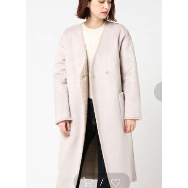 NOLLEY'S - ノーリーズ 完売品 リバーシブル フェイクムートンコート