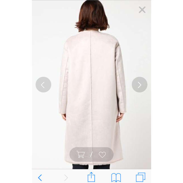 NOLLEY'S - ノーリーズ 完売品 リバーシブル フェイクムートンコート