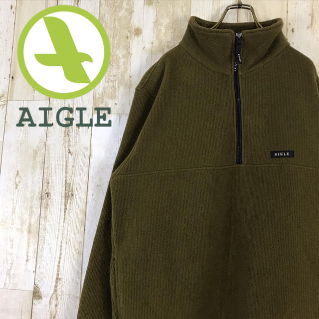 AIGLE - AIGLE エーグル フリース プルオーバー ポーラテック ハーフジップの通販 by 古着屋 クーパー ★フォロー割実施中★