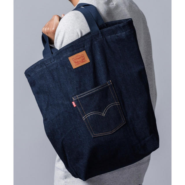 Levi's - Levi's リーバイス デニムトートバッグ インディゴの通販 by III POWER ｜リーバイスならラクマ