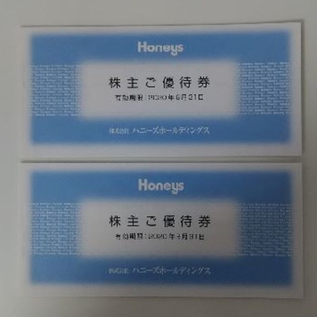 HONEYS(ハニーズ)のハニーズ 株主優待 6000円分 チケットの優待券/割引券(ショッピング)の商品写真