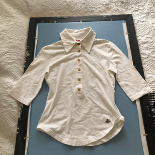 ヴィヴィアンウエストウッド(Vivienne Westwood)のヴィヴィアンウエストウッド　ポロシャツ　白(ポロシャツ)