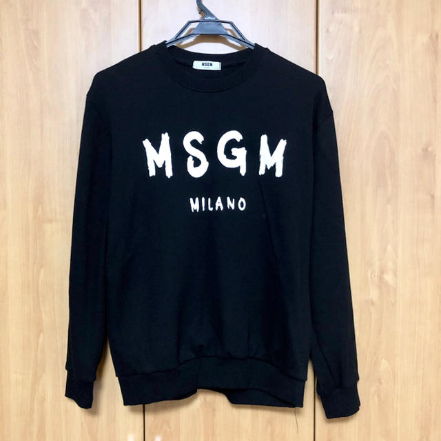 MSGM スウェット　トレーナー　ブラック　ユニセックス