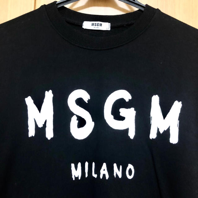 MSGM スウェット　トレーナー　ブラック　ユニセックス