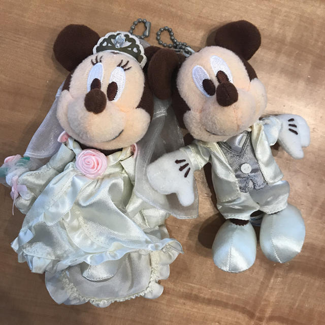 Disney - ミッキー ミニー ウェディング ぬいぐるみバッジ ぬいばの