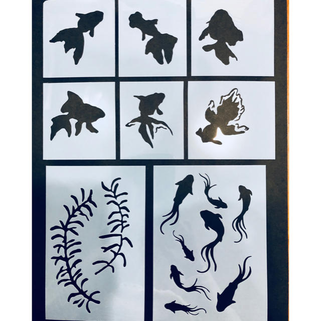 ステンシルシート 金魚の通販 By Miyu ラクマ ステンシルシート 金魚の通販 By Miyu ラクマ