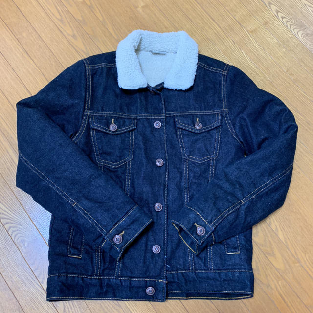 ZARA KIDS(ザラキッズ)のZARAキッズ ボアデニム140 キッズ/ベビー/マタニティのキッズ服男の子用(90cm~)(ジャケット/上着)の商品写真