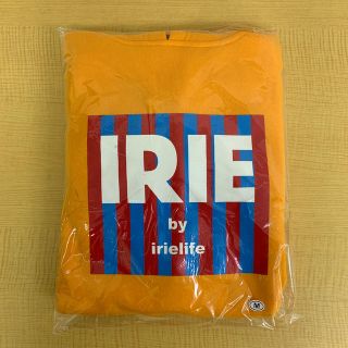 アイリーライフ(IRIE LIFE)の◆新品未使用◆irie lifeパーカー「ロゴ大」オレンジ　Mサイズ(パーカー)