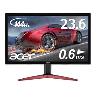 エイサー(Acer)のゲーミングモニター 0.6ms 144hz フルHD(ディスプレイ)