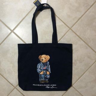 ラルフローレン(Ralph Lauren)のポロベア ネイビー　トート　エコバッグ(エコバッグ)