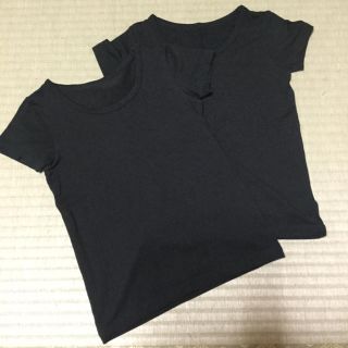 ユニクロ(UNIQLO)の子供服　ユニクロ　ヒートテックシャツ　2枚組　90cm(下着)