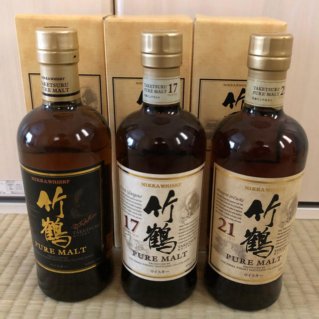 クーポン使用で85360円！ 竹鶴17年 700ml 未開栓 3本 セット