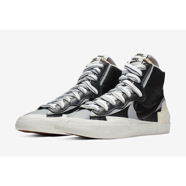 NIKE(ナイキ)の27cm 黒 Nike/Sacai Blazer Mid メンズの靴/シューズ(スニーカー)の商品写真